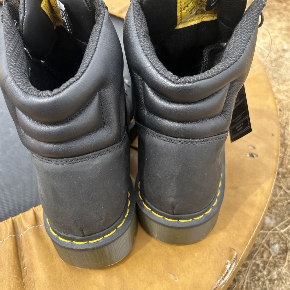 Dr. Martens Steel Toe Safety Boots Size 11 NWT F2413-05 Black Industrial - Picture 4 of 10